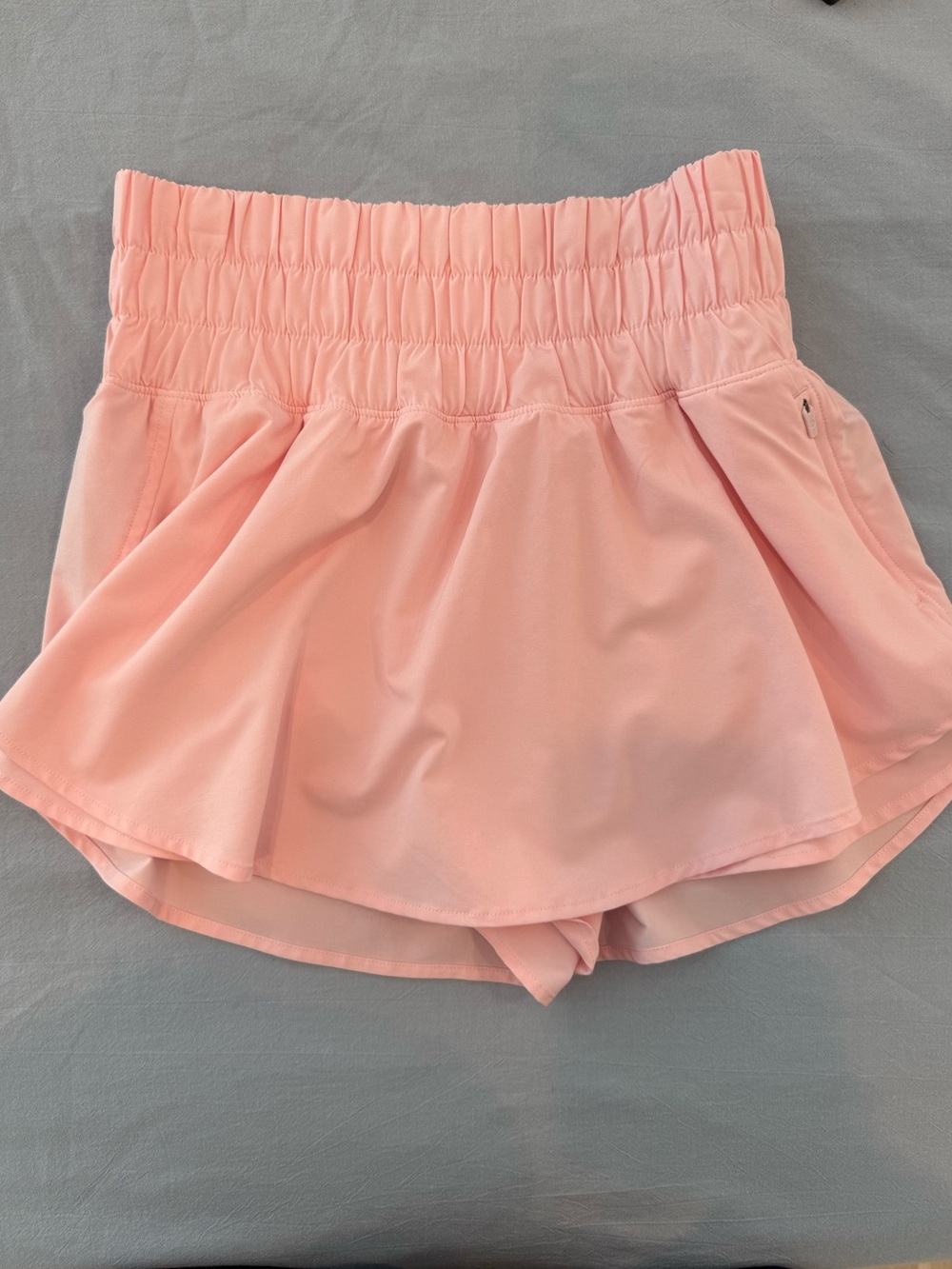 CRZ YOGA Ruffle Skirt Overlay Athletic Shorts for Women